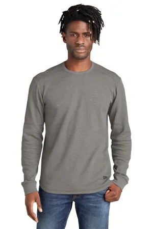 New Era Mens Thermal Crewneck Sweatshirt - Heather Shadow Grey  Buy original Clothing New-Era