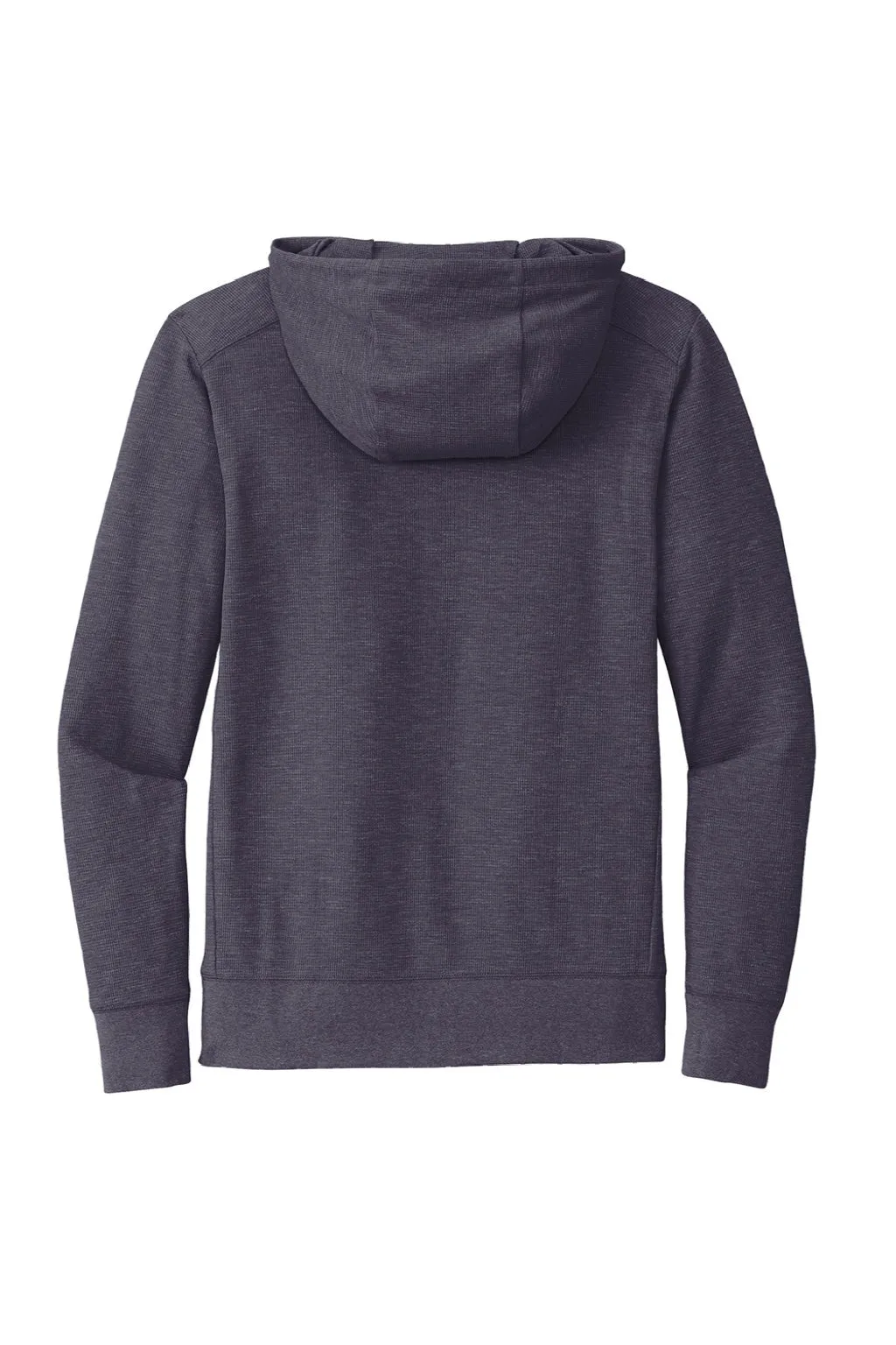 New Era Mens Thermal Full Zip Hooded Sweatshirt Hoodie w/ Pockets - Heather True Navy Blue  Buy original Clothing New-Era