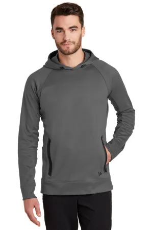 New Era Mens Venue Fleece Moisture Wicking Hooded Sweatshirt Hoodie w/ Pockets - Graphite Grey  Buy original Clothing New-Era