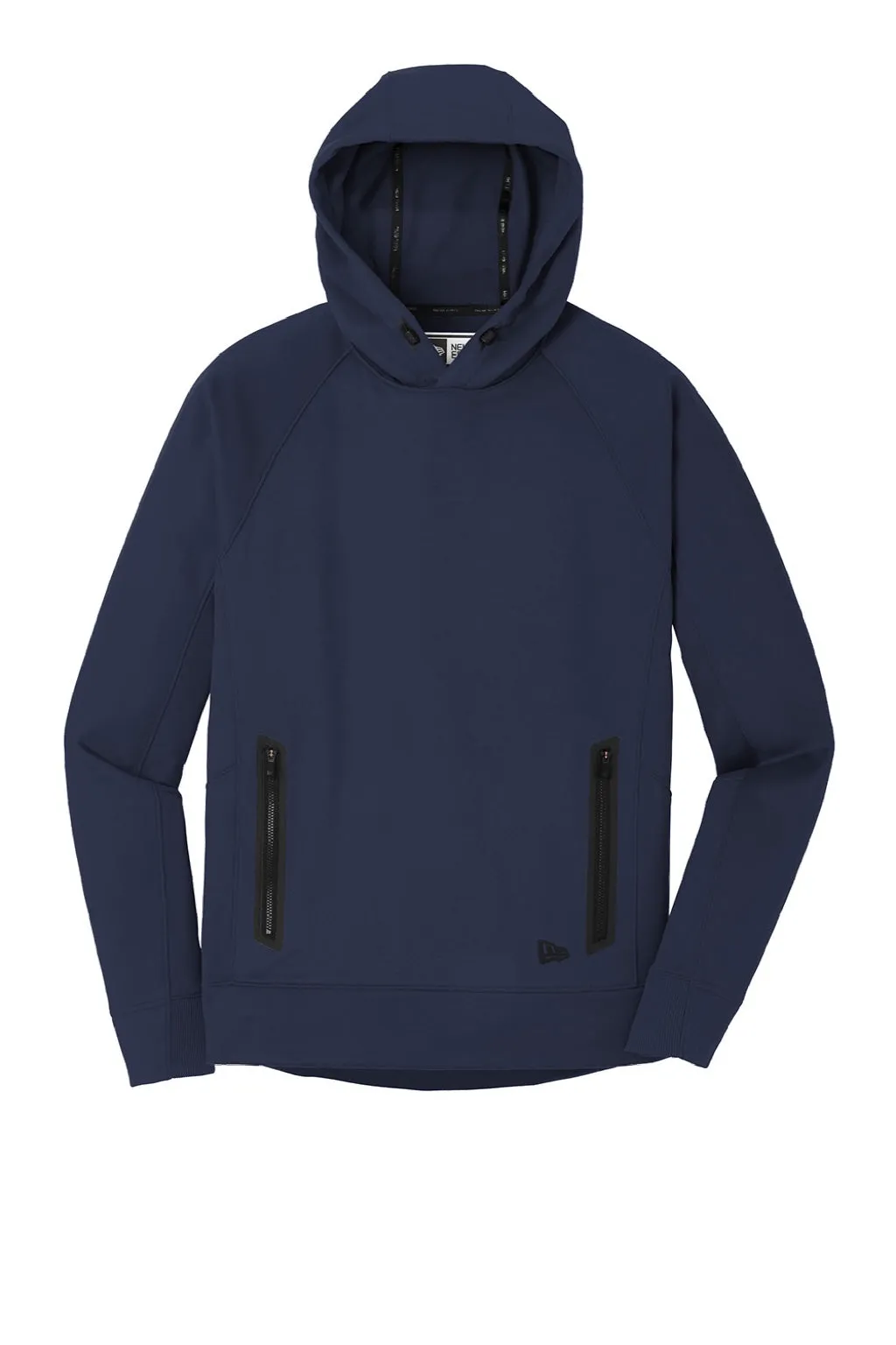 New Era Mens Venue Fleece Moisture Wicking Hooded Sweatshirt Hoodie w/ Pockets - Navy Blue  Buy original Clothing New-Era