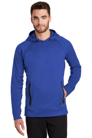New Era Mens Venue Fleece Moisture Wicking Hooded Sweatshirt Hoodie w/ Pockets - Royal Blue  Buy original Clothing New-Era