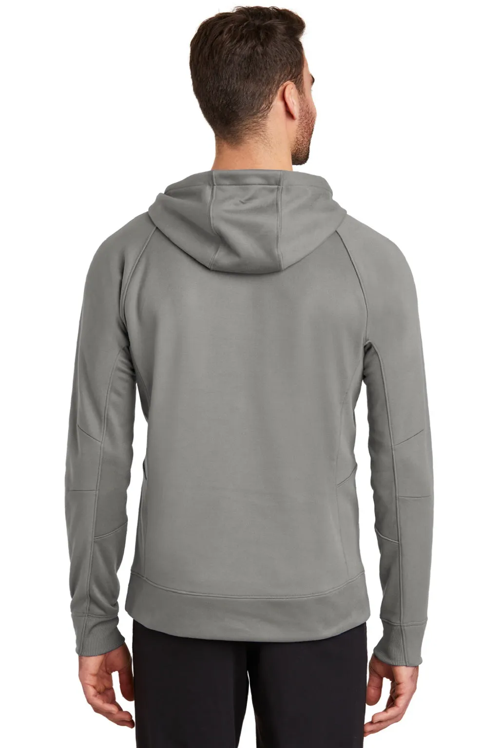 New Era Mens Venue Fleece Moisture Wicking Hooded Sweatshirt Hoodie w/ Pockets - Shadow Grey  Buy original Clothing New-Era