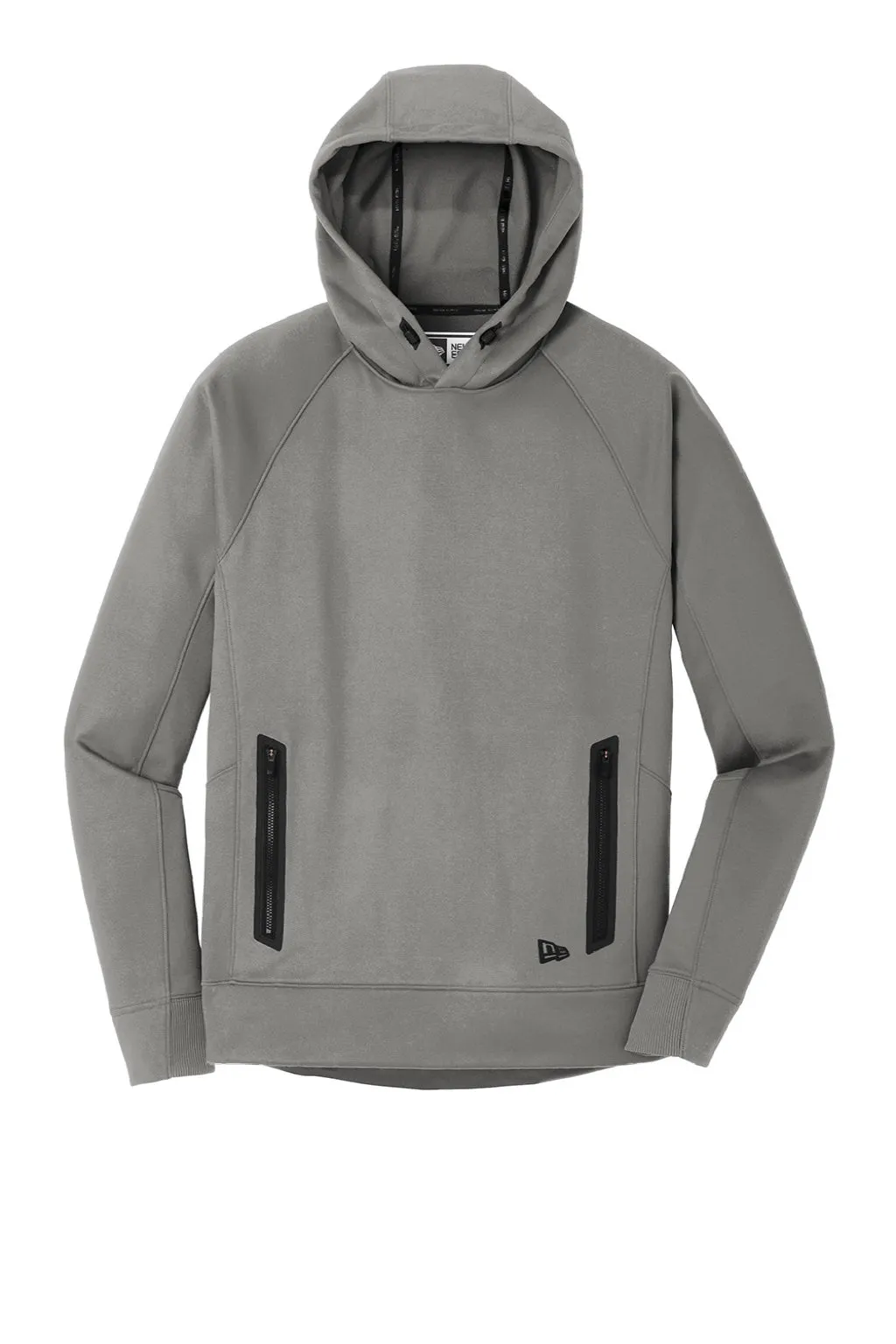 New Era Mens Venue Fleece Moisture Wicking Hooded Sweatshirt Hoodie w/ Pockets - Shadow Grey  Buy original Clothing New-Era