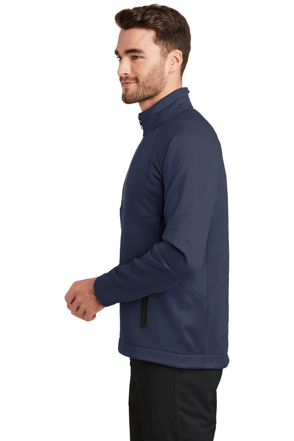 New Era Mens Venue Moisture Wicking Fleece 1/4 Zip Sweatshirt w/ Pockets - Navy Blue  Buy original Clothing New-Era