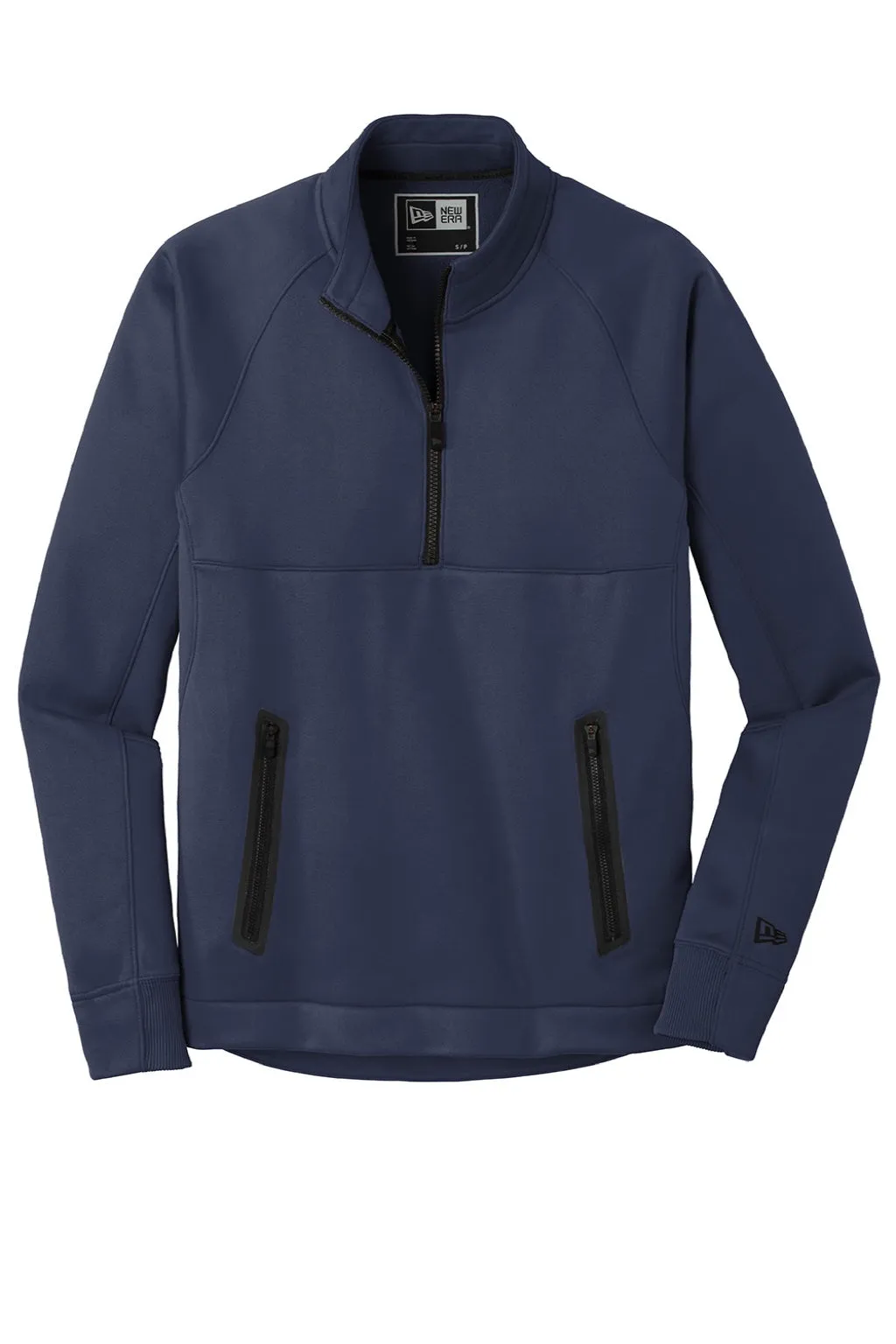 New Era Mens Venue Moisture Wicking Fleece 1/4 Zip Sweatshirt w/ Pockets - Navy Blue  Buy original Clothing New-Era