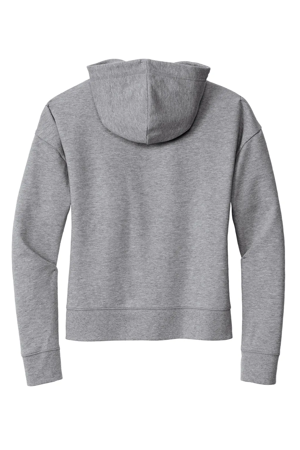 New Era Womens Comeback Fleece Hooded Sweatshirt Hoodie w/ Pouch Pocket - Heather Grey  Buy original Clothing New-Era