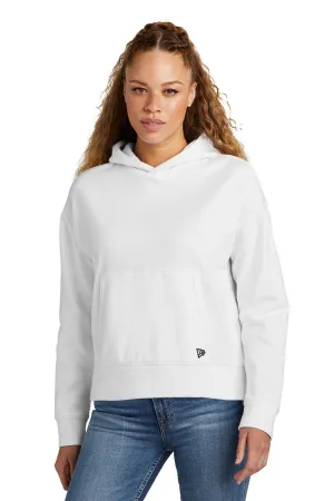 New Era Womens Comeback Fleece Hooded Sweatshirt Hoodie w/ Pouch Pocket - White  Buy original Clothing New-Era