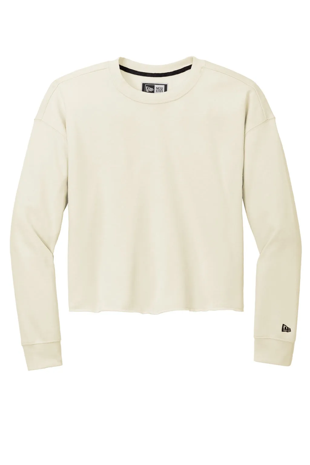 New Era Womens Fleece Crop Crewneck Sweatshirt - Soft Beige  Buy original Clothing New-Era