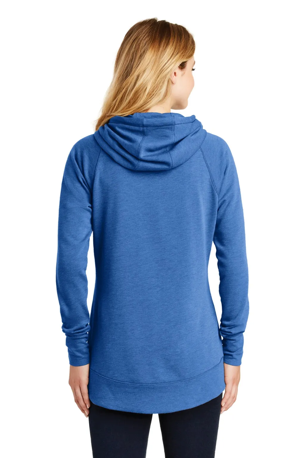 New Era Womens Fleece Hooded Sweatshirt Hoodie w/ Pouch Pocket - Heather Royal Blue  Buy original Clothing New-Era
