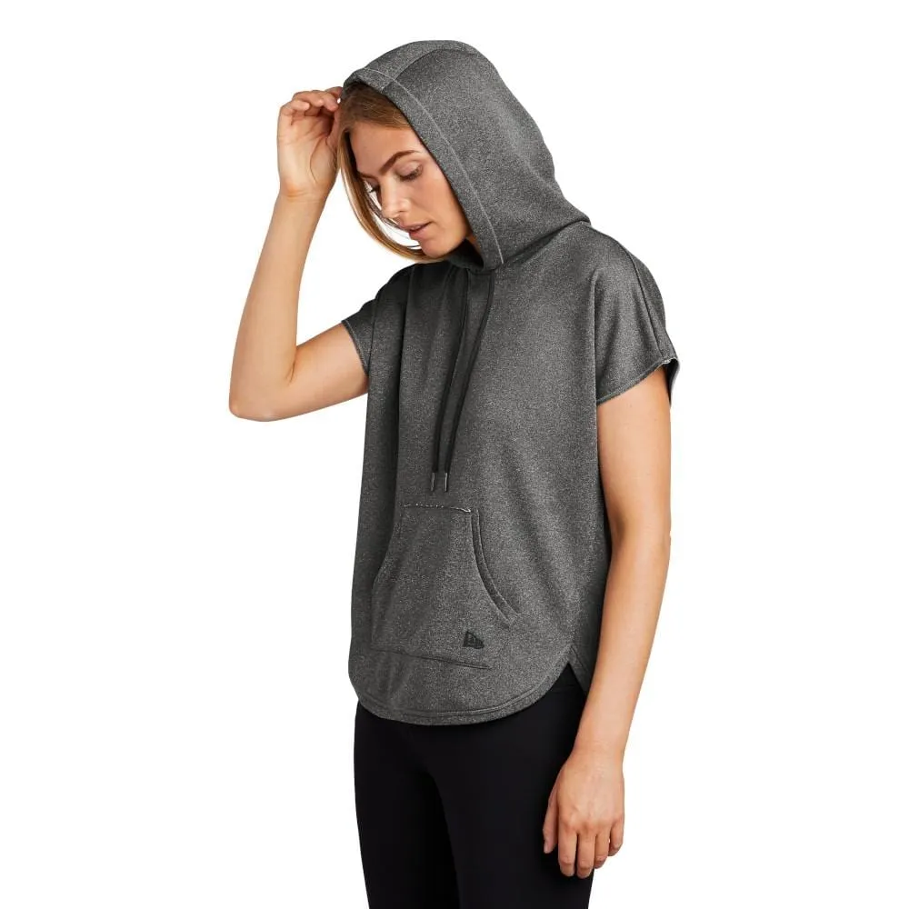 New Era - Women's Performance Terry Short Sleeve Hoodie Clothing_New Era