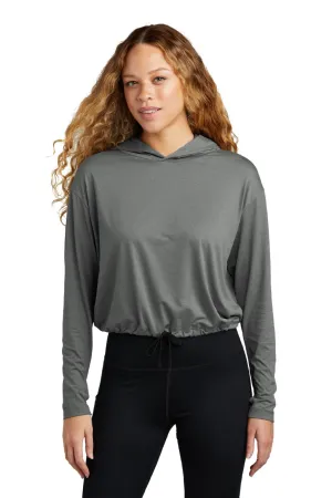 New Era Womens Power Moisture Wicking Hooded Sweatshirt Hoodie - Heather Shadow Grey  Buy original Clothing New-Era