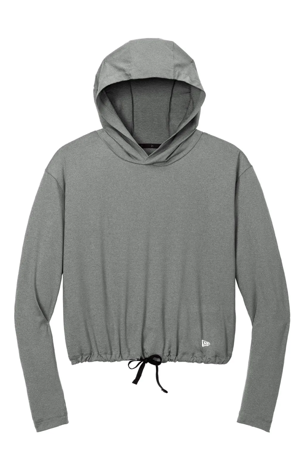 New Era Womens Power Moisture Wicking Hooded Sweatshirt Hoodie - Heather Shadow Grey  Buy original Clothing New-Era