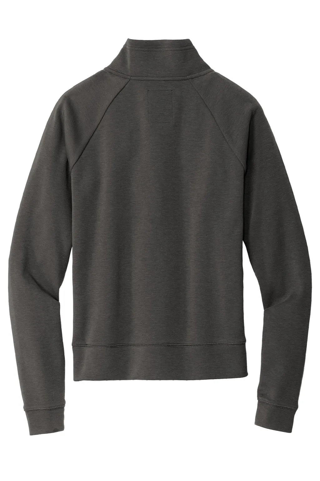 New Era Womens STS 1/4 Zip Sweatshirt w/ Pouch Pocket - Graphite Grey