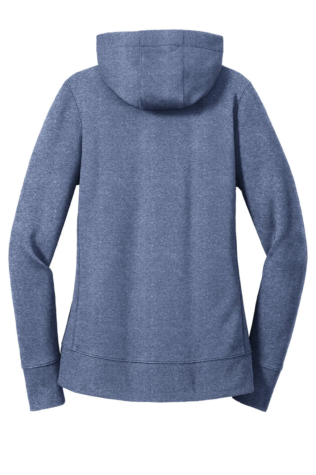 New Era Womens Sueded French Terry Full Zip Hooded Sweatshirt Hoodie w/ Pockets - Dark Royal Blue Twist  Buy original Clothing New-Era