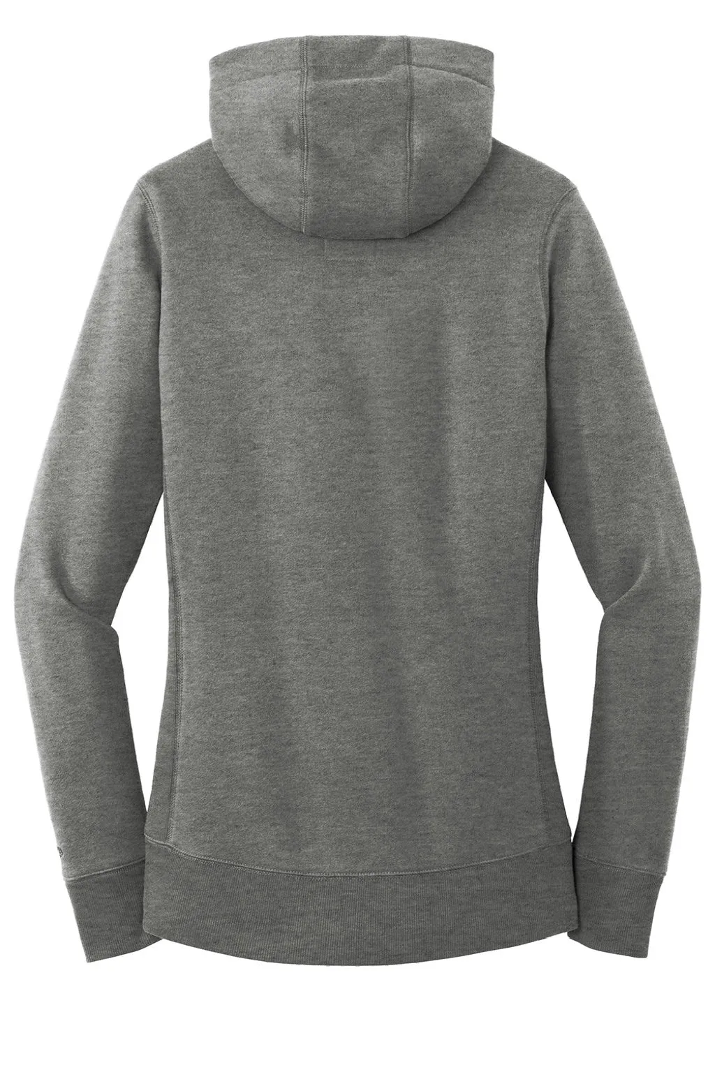 New Era Womens Sueded French Terry Hooded Sweatshirt Hoodie w/ Pouch Pocket - Black Twist  Buy original Clothing New-Era