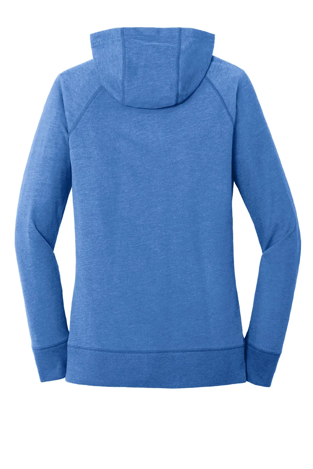 New Era Womens Sueded Full Zip Hooded Sweatshirt Hoodie w/ Pockets - Heather Royal Blue  Buy original Clothing New-Era