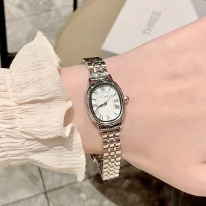 Niche Roman Scale Steel Watch Female 