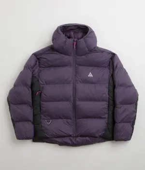 Nike ACG Lunar Lake Puffer Jacket - Dark Raisin / Black / Summit White Nike ACG Outdoor Clothing