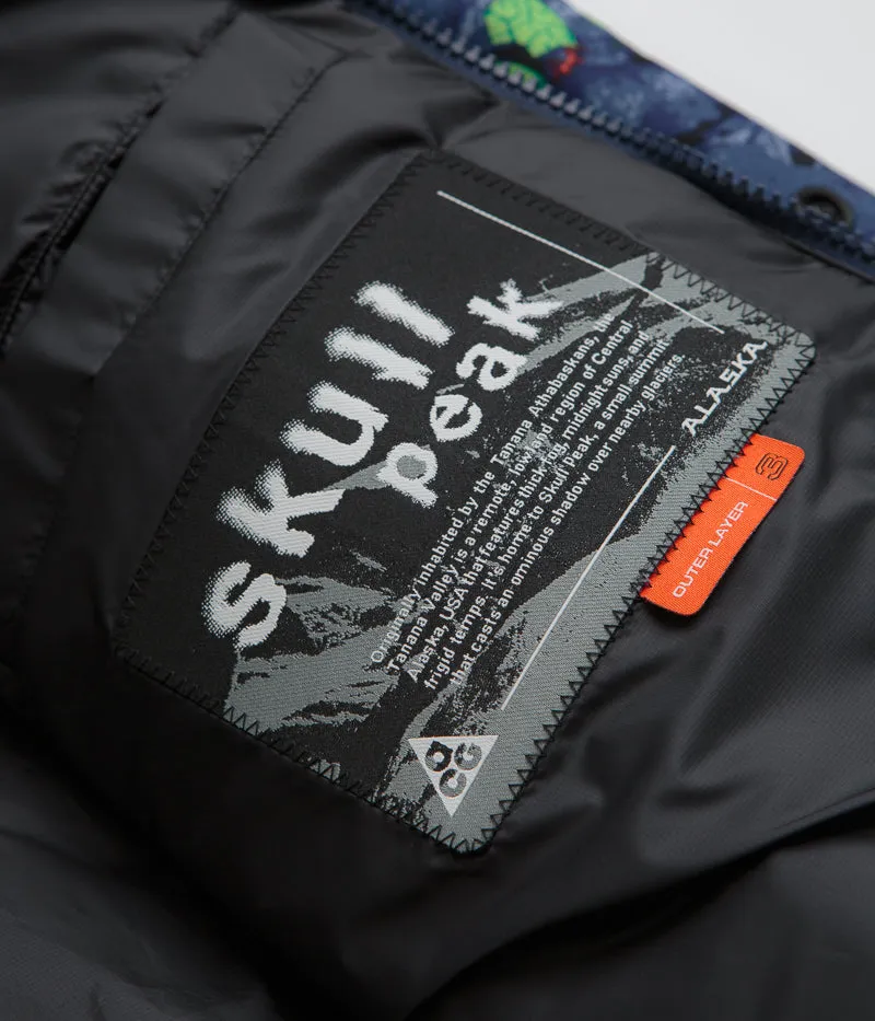 Nike ACG Skull Peak Full Zip Jacket - Midnight Navy / Black / Black / Summit White Nike ACG Outdoor Clothing