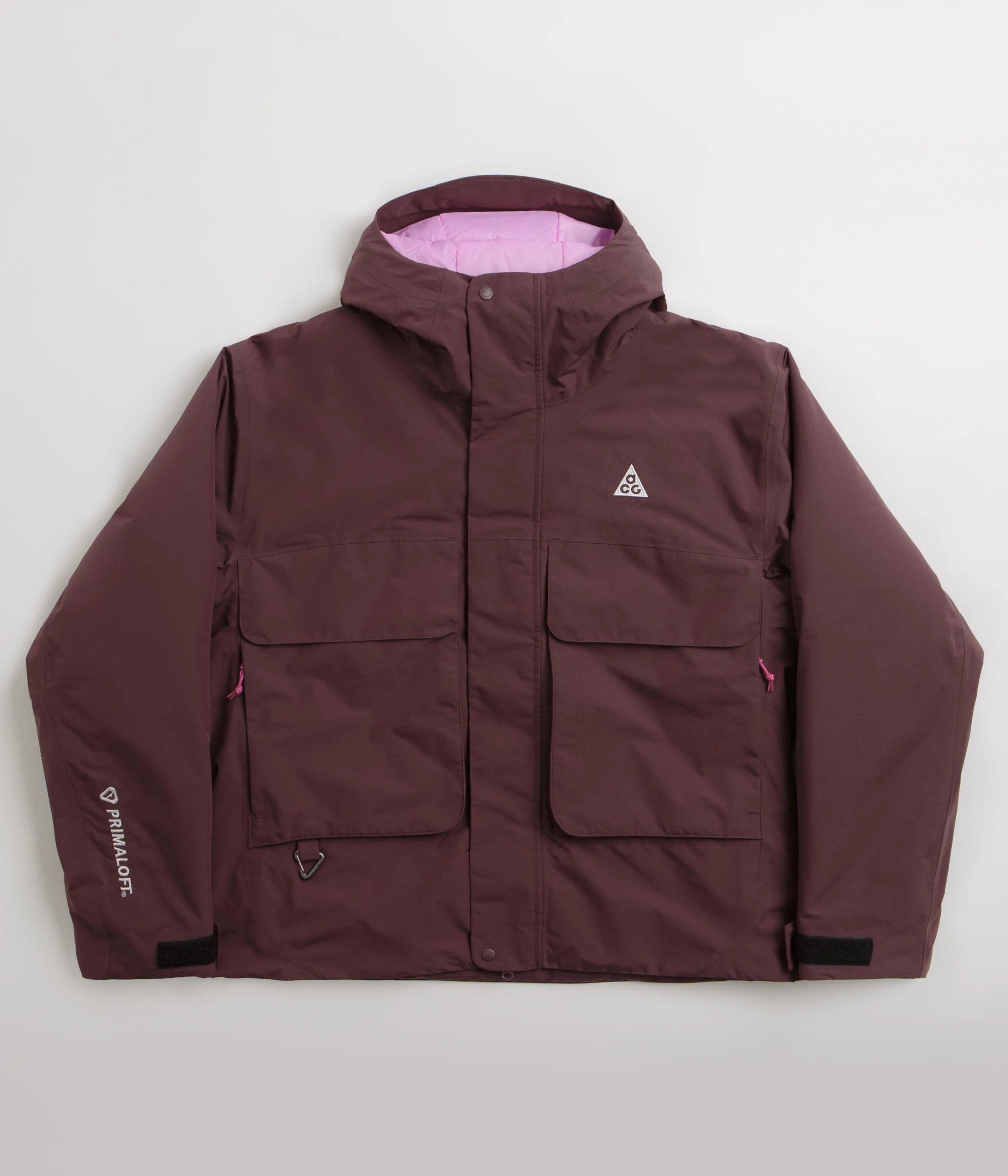 Nike ACG Skull Peak Jacket - Burgundy Crush / Beyond Pink / Summit White Nike ACG Outdoor Clothing