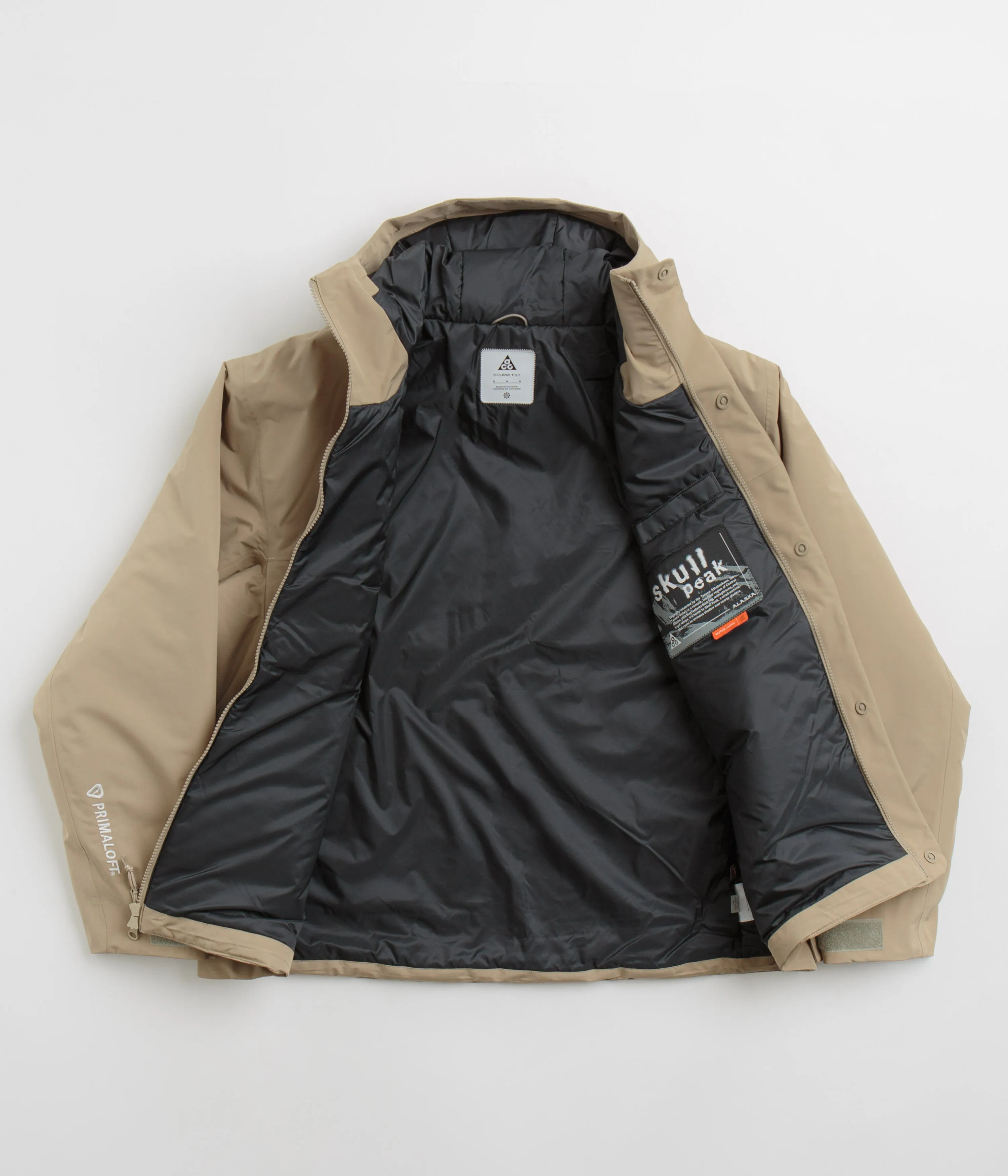 Nike ACG Skull Peak Jacket - Khaki / Anthracite / Black / Summit White Nike ACG Outdoor Clothing