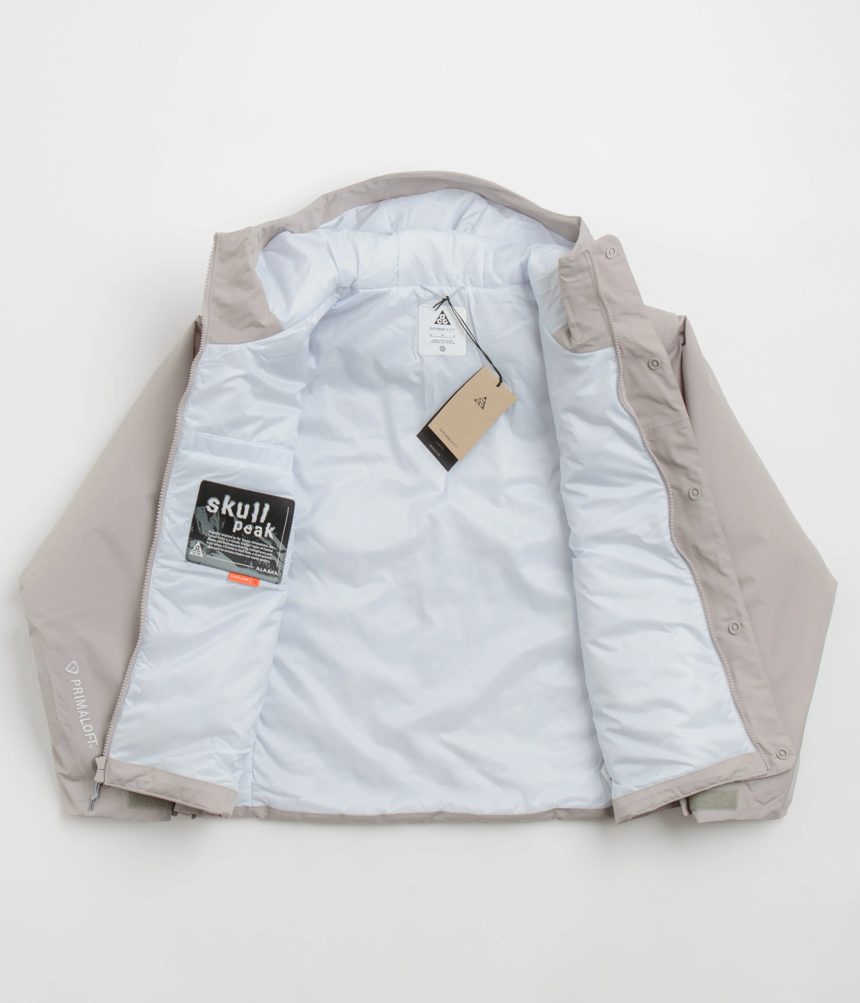 Nike ACG Womens Skull Peak Jacket - College Grey / Football Grey / Summit White Nike ACG Outdoor Clothing
