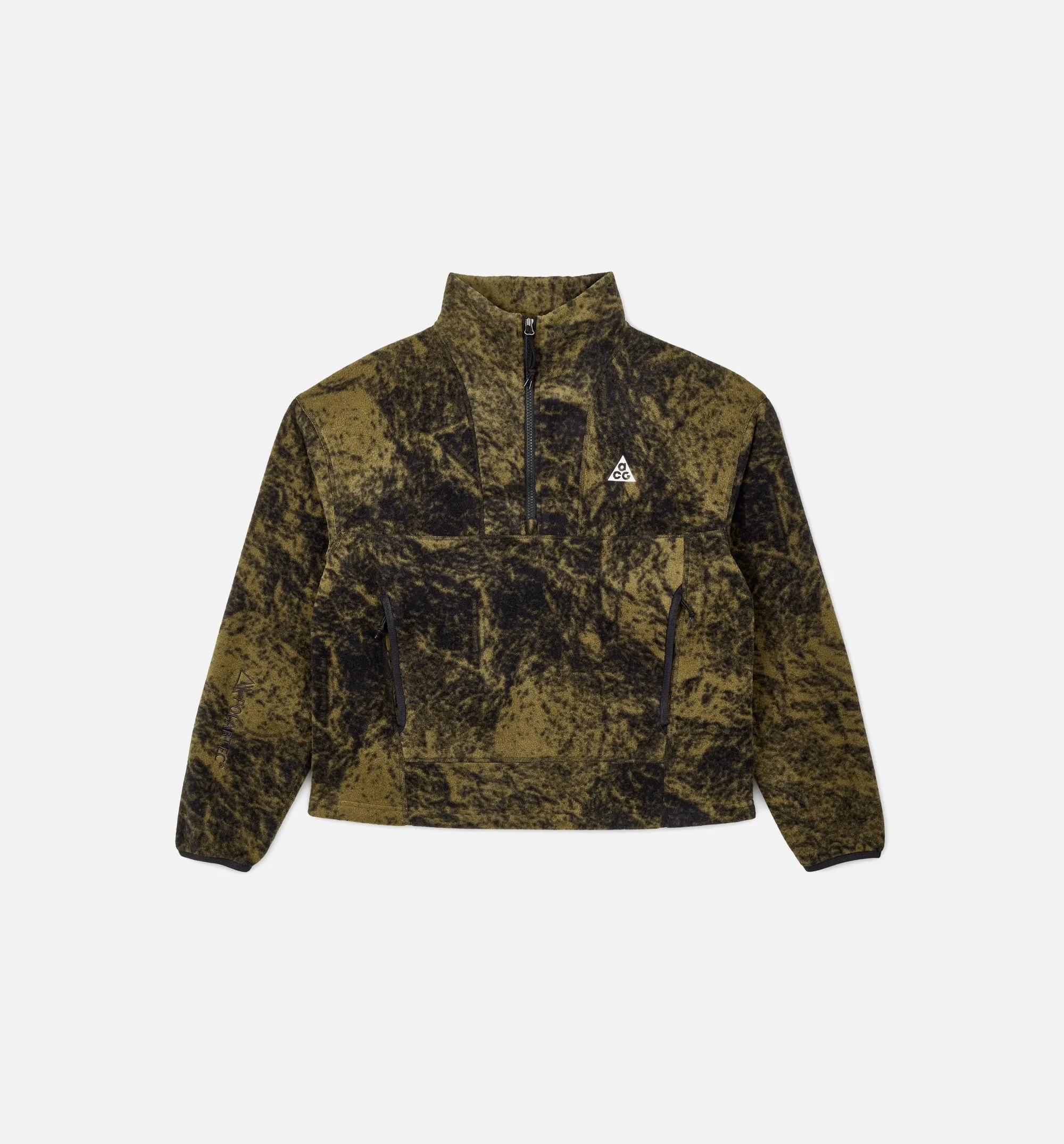Nike Clothing ACG Wolf Tree Half Zip Womens Jacket - Black/Brown