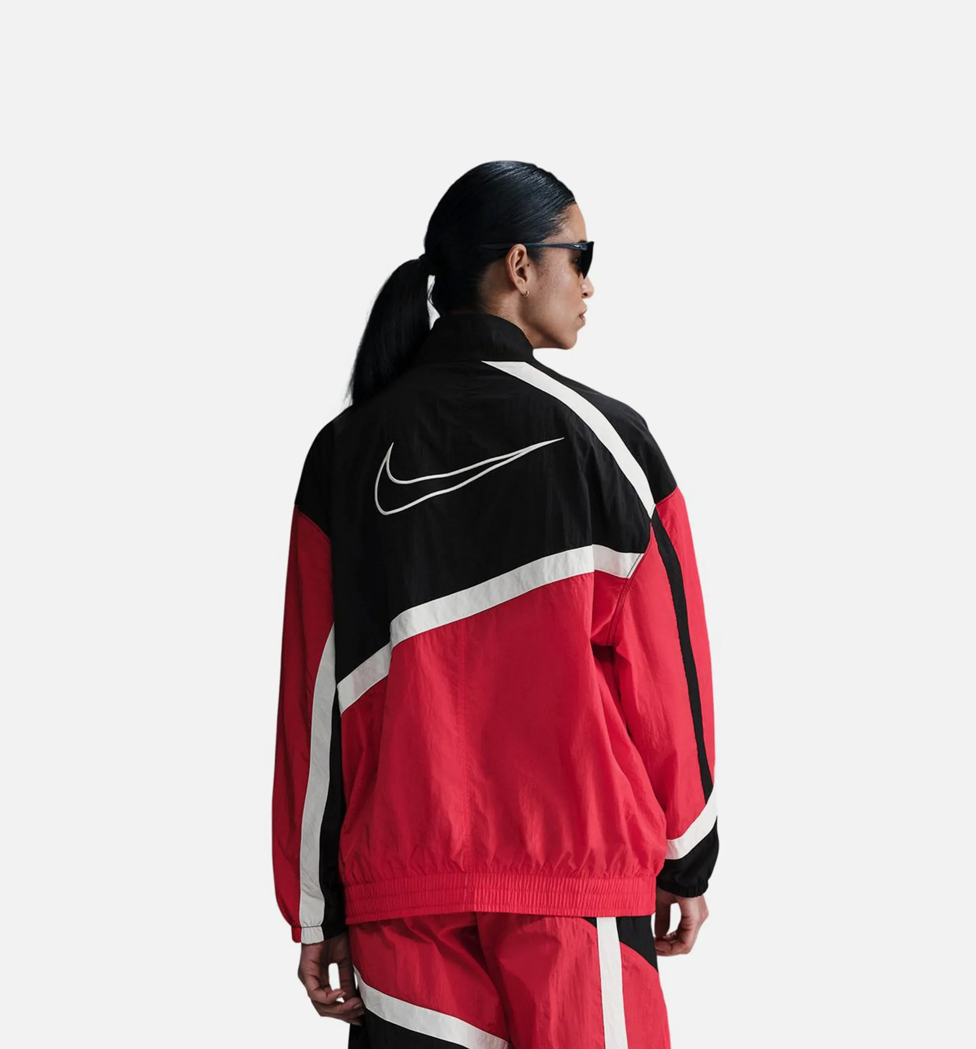 Nike Clothing NSW Street Woven Womens Jacket - Red/Black