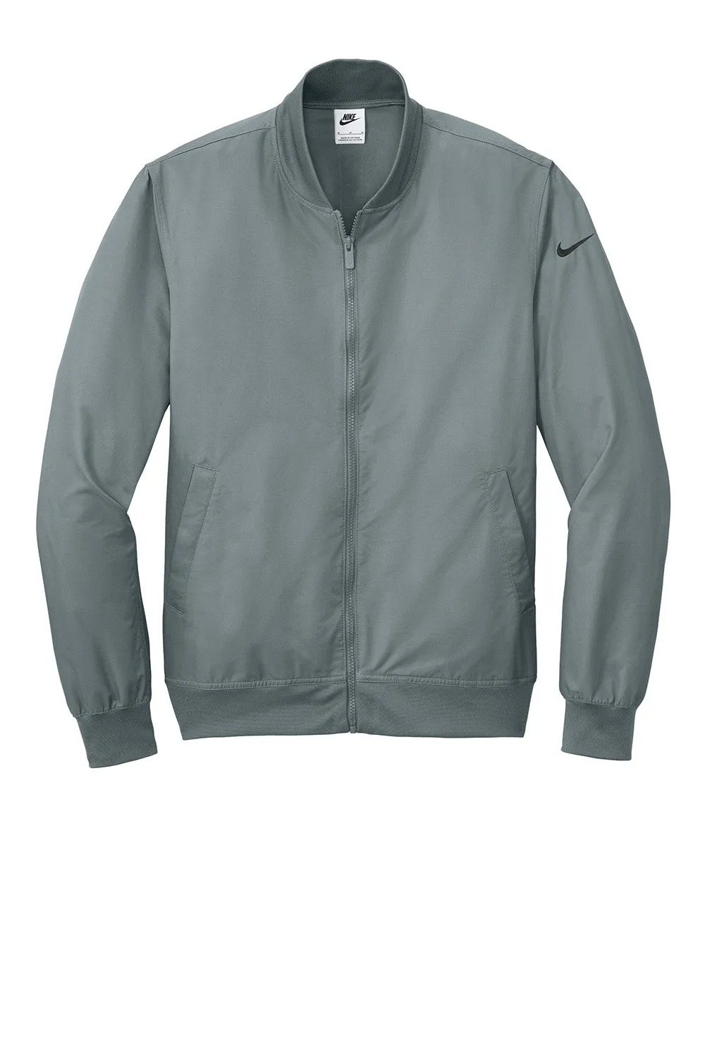 Nike Mens Full Zip Bomber Jacket - Cool Grey