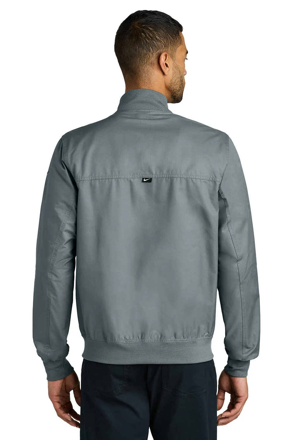 Nike Mens Full Zip Bomber Jacket - Cool Grey