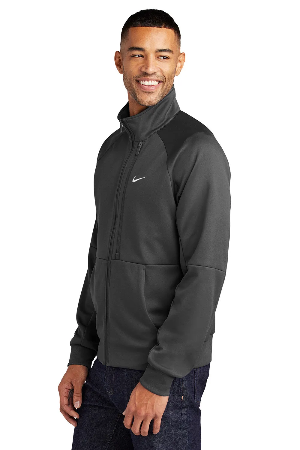 Nike Mens Full Zip Jacket - Anthracite Grey