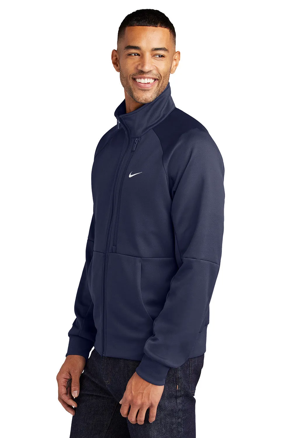 Nike Mens Full Zip Jacket - Midnight Navy Blue