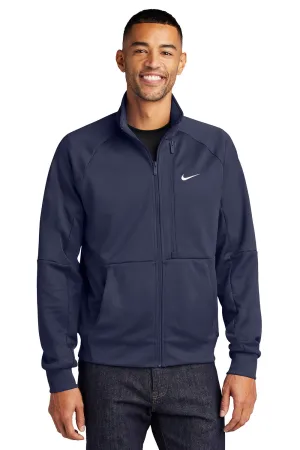 Nike Mens Full Zip Jacket - Midnight Navy Blue