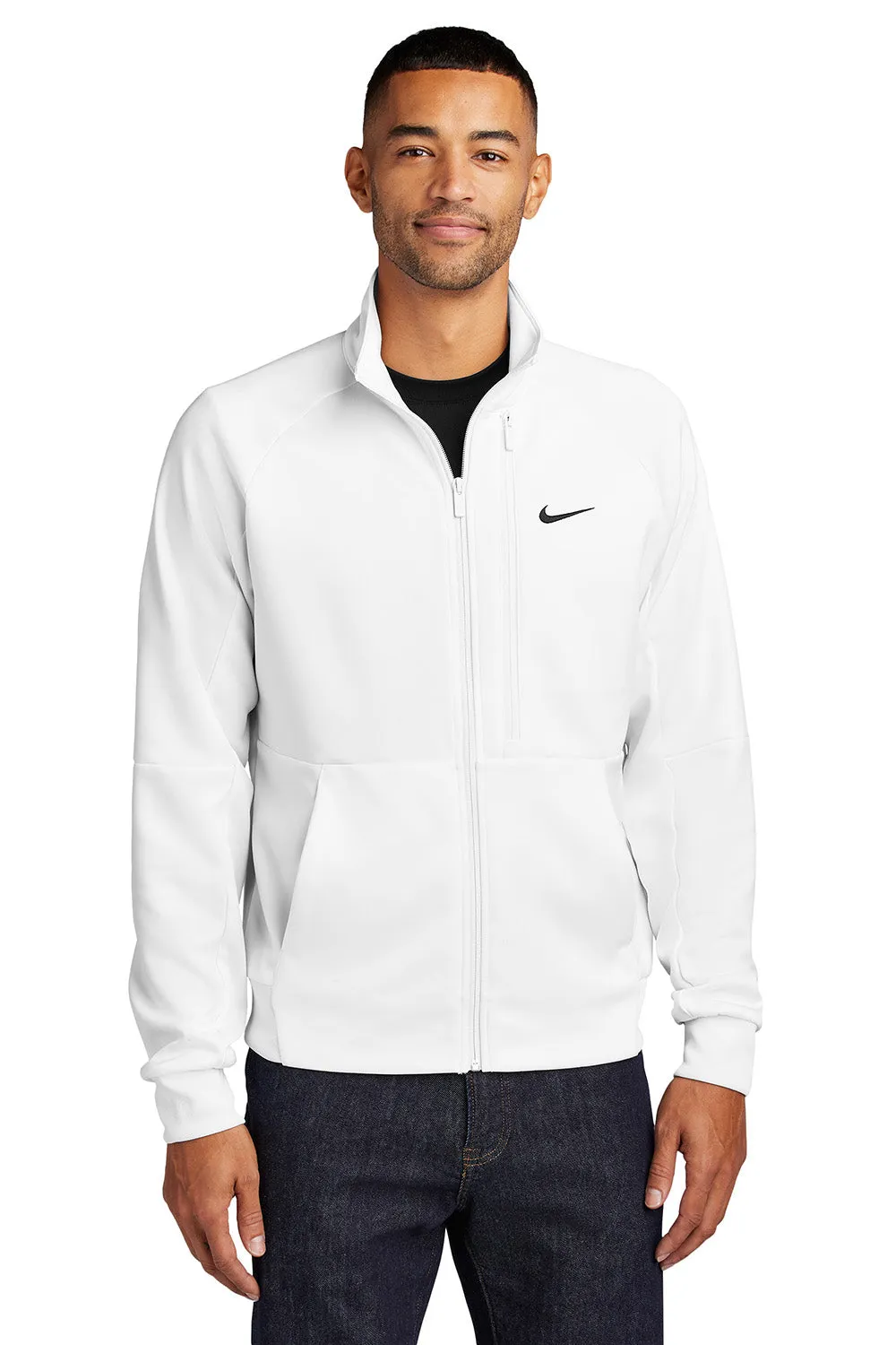 Nike Mens Full Zip Jacket - White