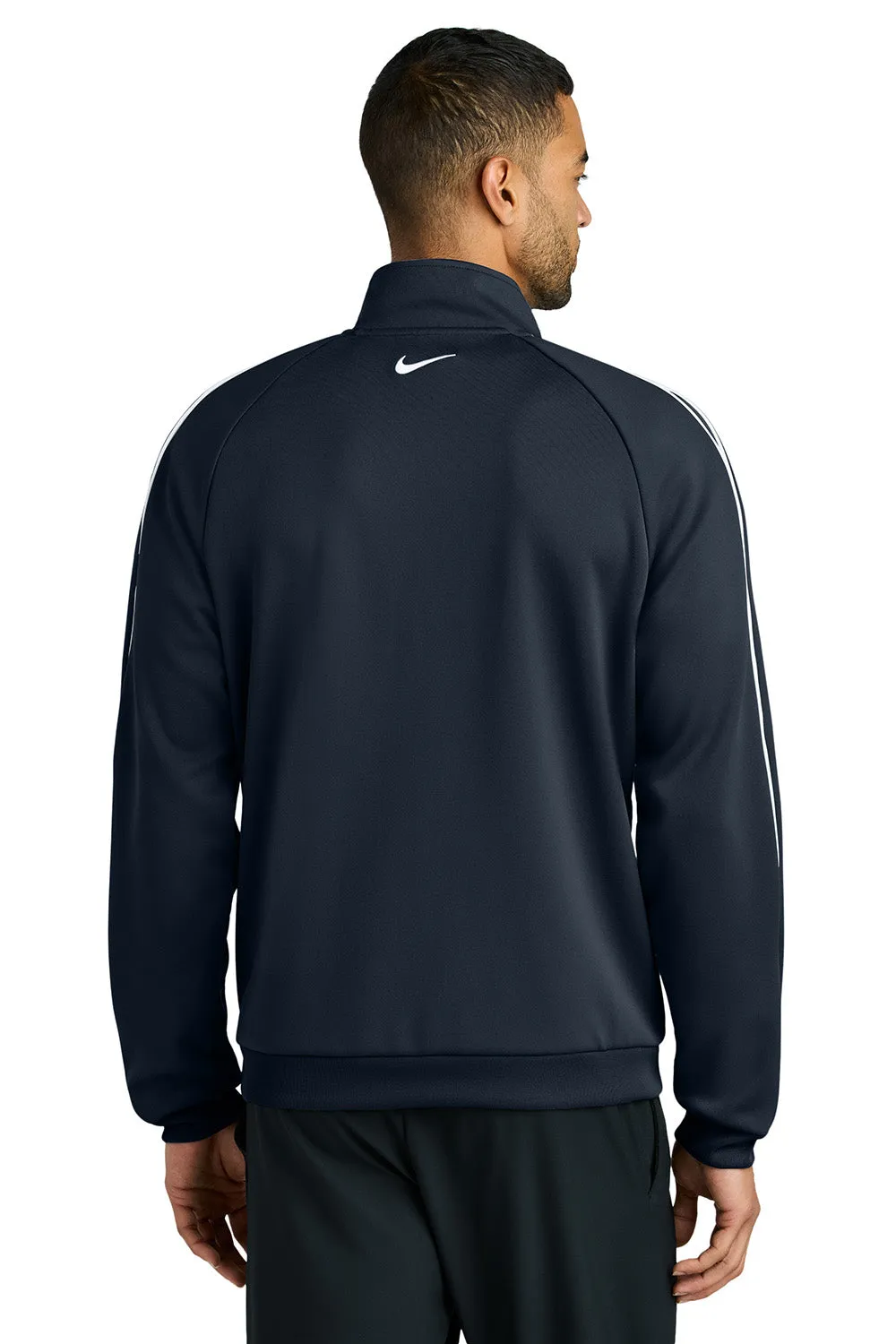 Nike Mens Full Zip Track Jacket - Navy Blue