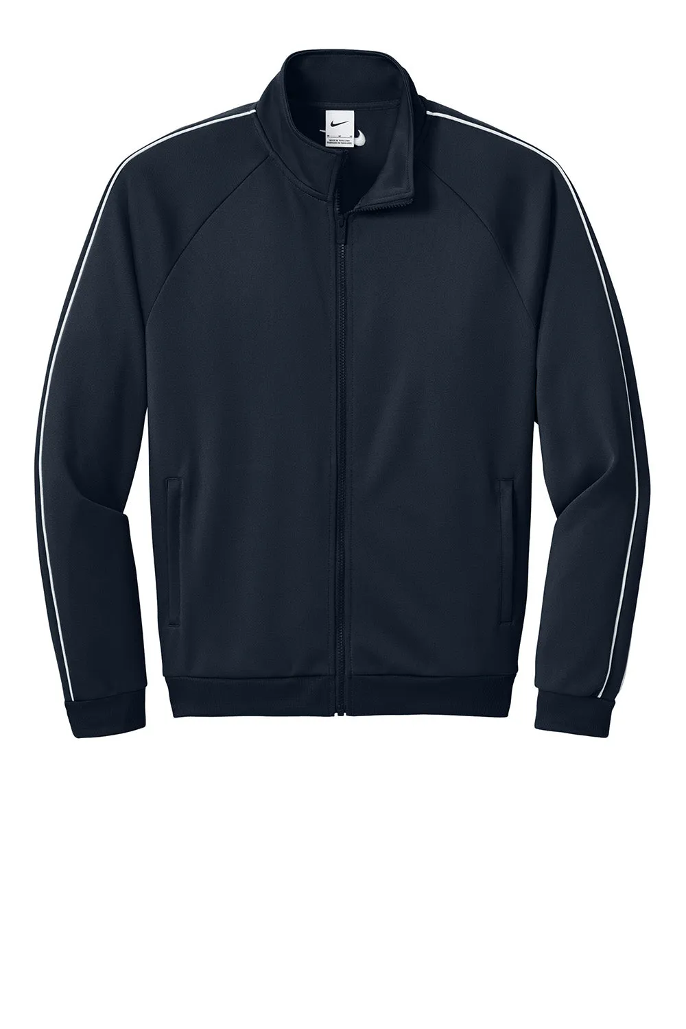Nike Mens Full Zip Track Jacket - Navy Blue