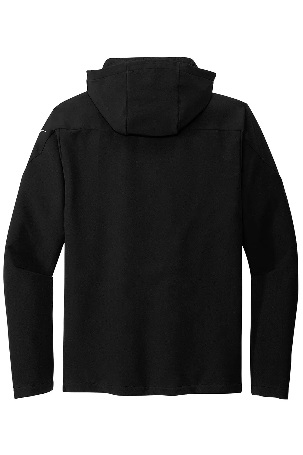 Nike Mens Moisture Wicking Soft Shell Full Zip Hooded Jacket - Black