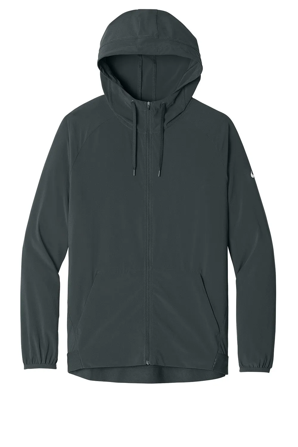 Nike Mens Pro Dri-Fit Moisture Wicking Full Zip Hooded Jacket - Anthracite Grey