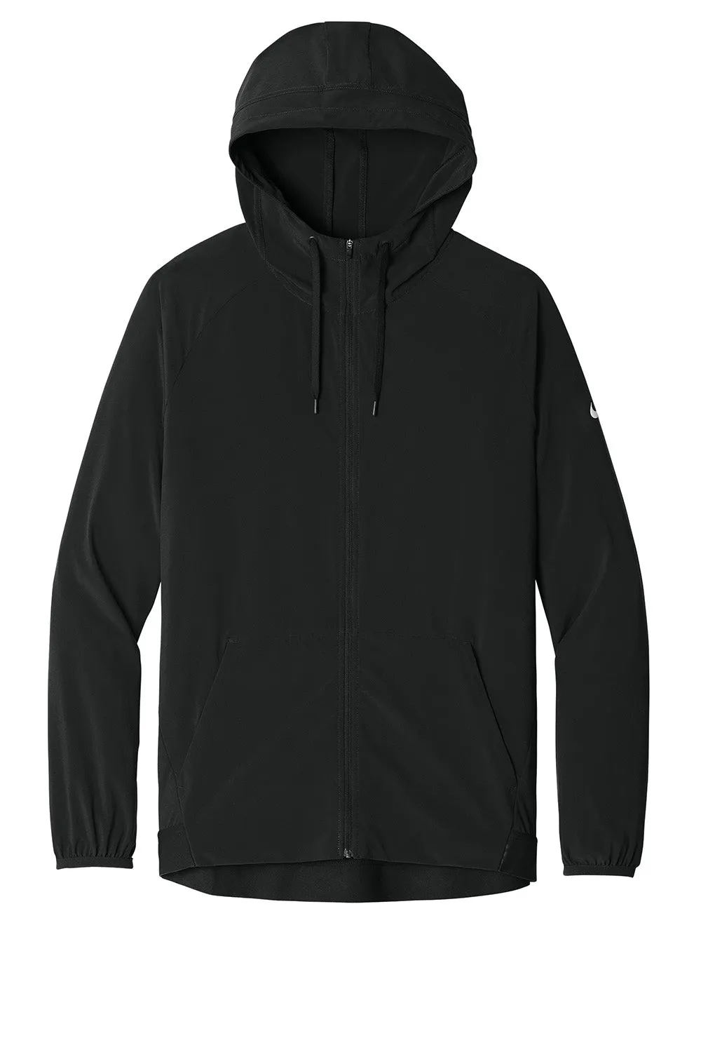 Nike Mens Pro Dri-Fit Moisture Wicking Full Zip Hooded Jacket - Black