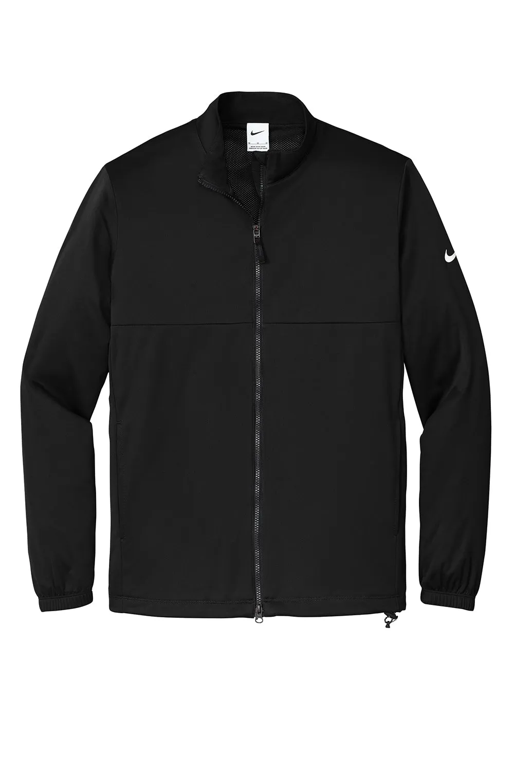 Nike Mens Storm-Fit Wind & Water Resistant Full Zip Jacket - Black