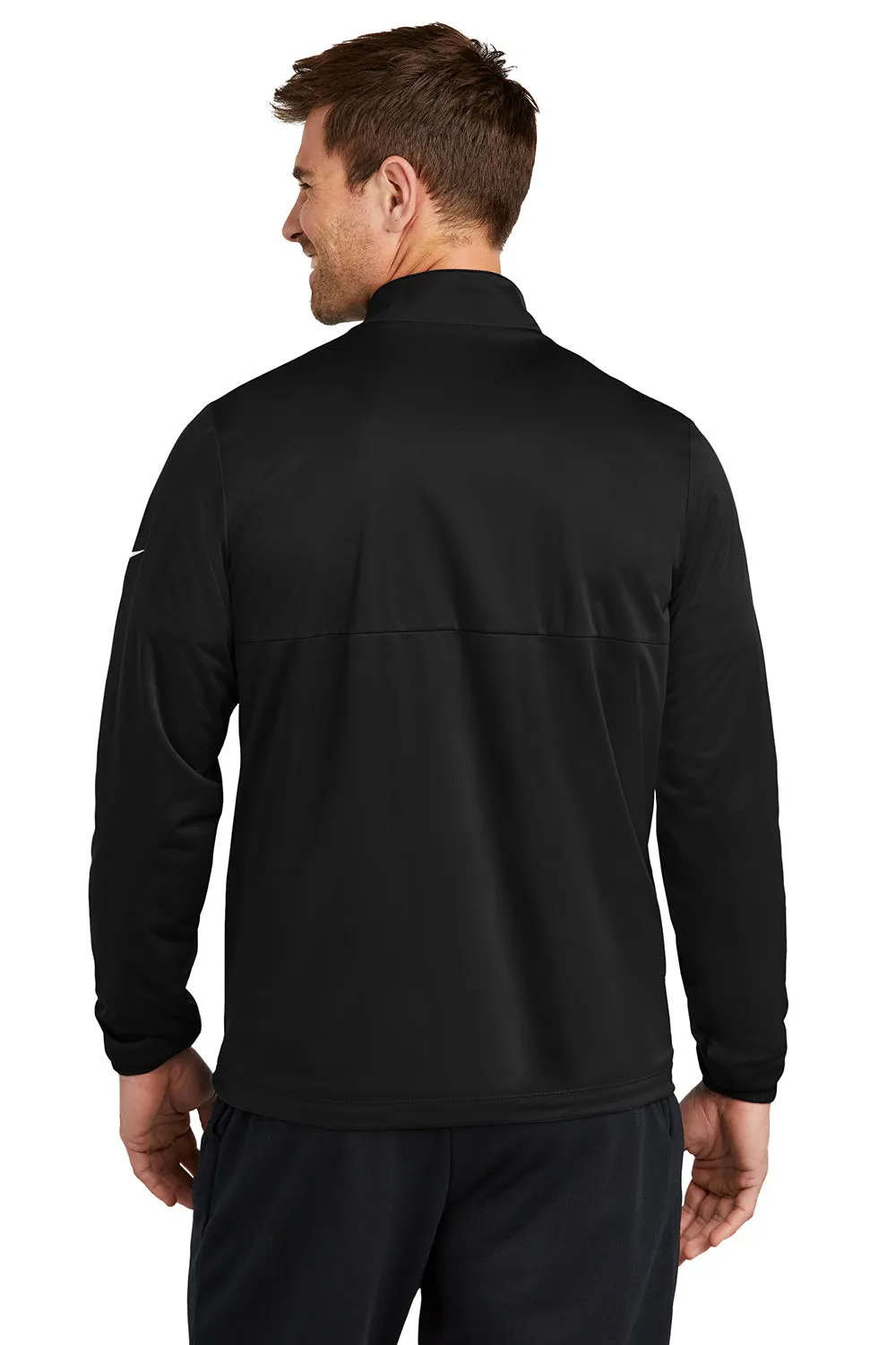 Nike Mens Storm-Fit Wind & Water Resistant Full Zip Jacket - Black