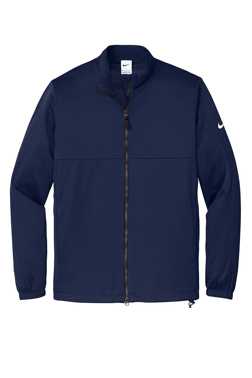 Nike Mens Storm-Fit Wind & Water Resistant Full Zip Jacket - College Navy Blue