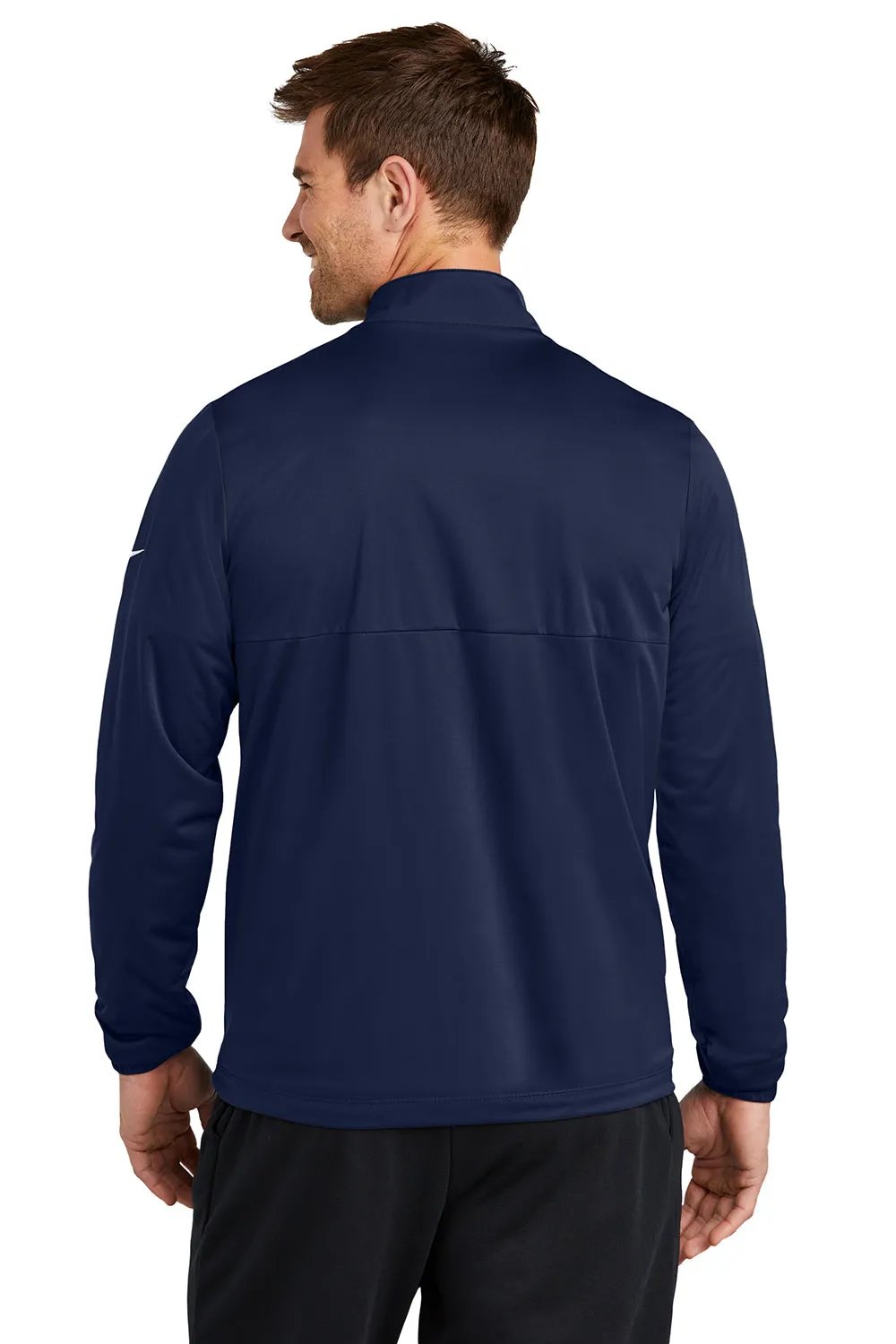 Nike Mens Storm-Fit Wind & Water Resistant Full Zip Jacket - College Navy Blue