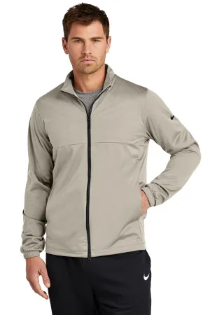 Nike Mens Storm-Fit Wind & Water Resistant Full Zip Jacket - Stone