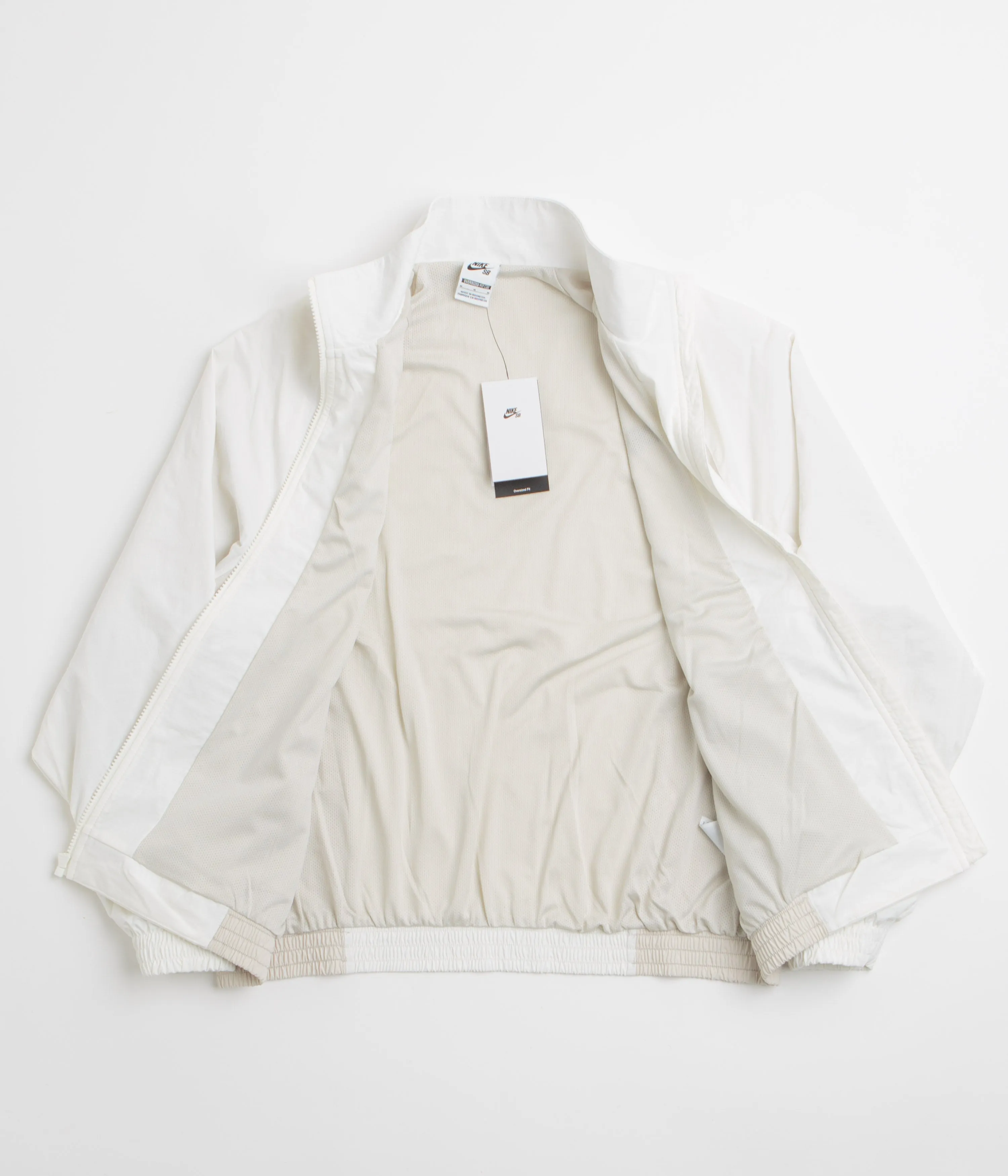 Nike SB Full Zip Woven Jacket - Sail / Light Bone / Black Nike SB Clothing