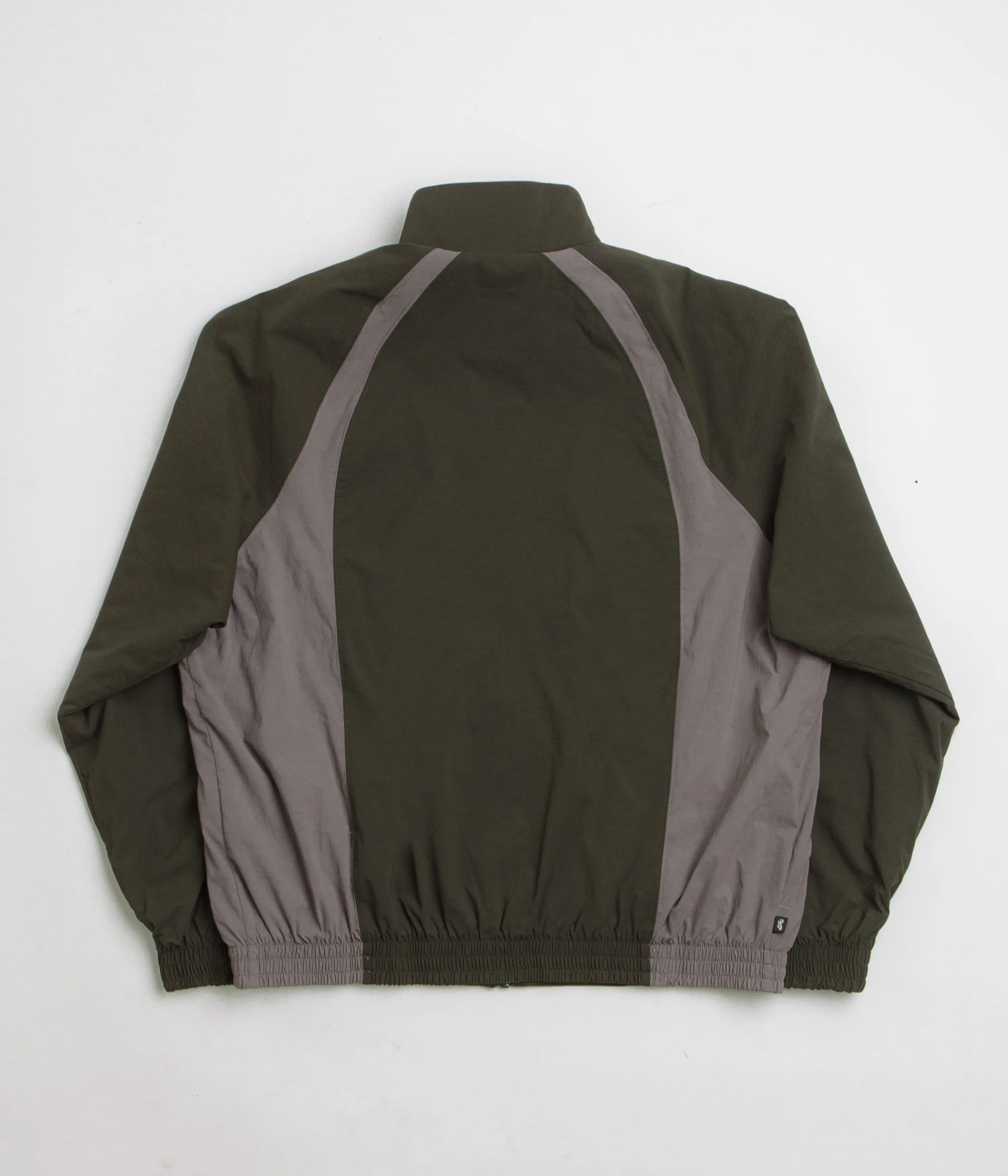 Nike SB Full Zip Woven Jacket - Sequoia / Cave Stone / White Nike SB Clothing
