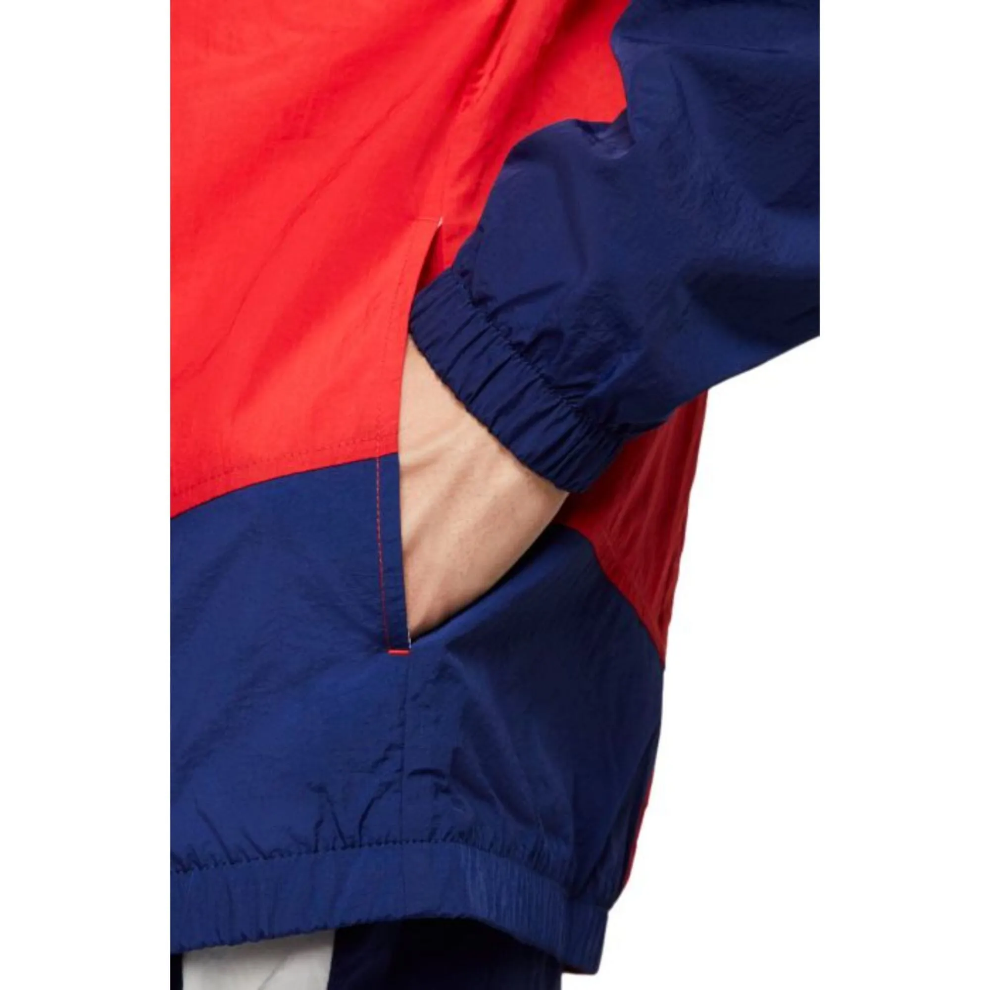 Nike Sportswear Heritage Windrunner Hooded Jacket Red/Blue  CJ4358-657 Men's