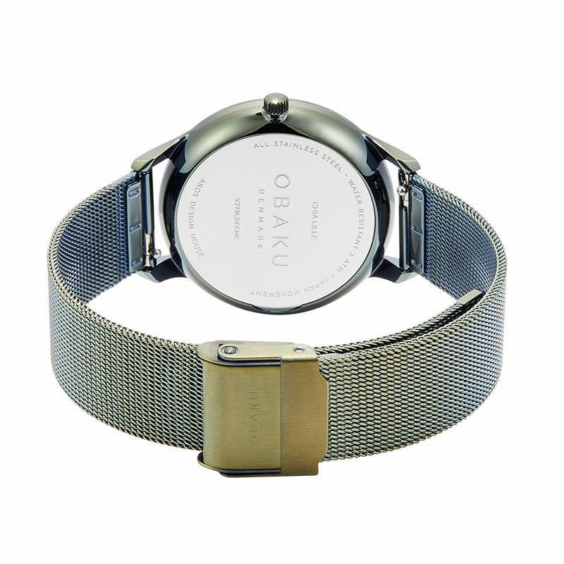 Obaku Chia Lille Leaf - Green Dial Ladies Watch V298LDEEME