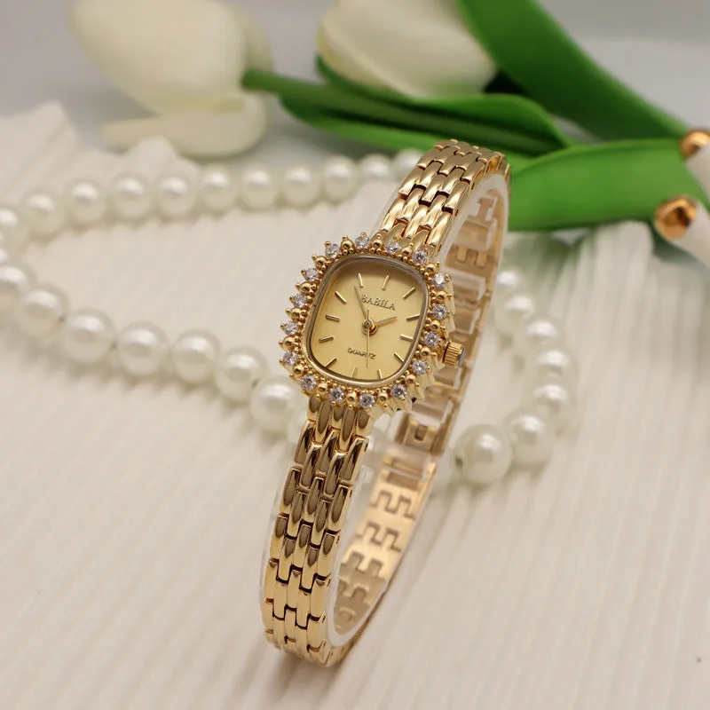 Octagonal Diamond Casual Cool Chain Watch English Watch Wholesale