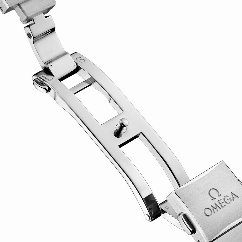 Omega Constellation 28mm Purple Dial Diamond Ladies Quartz Watch 13110286060002